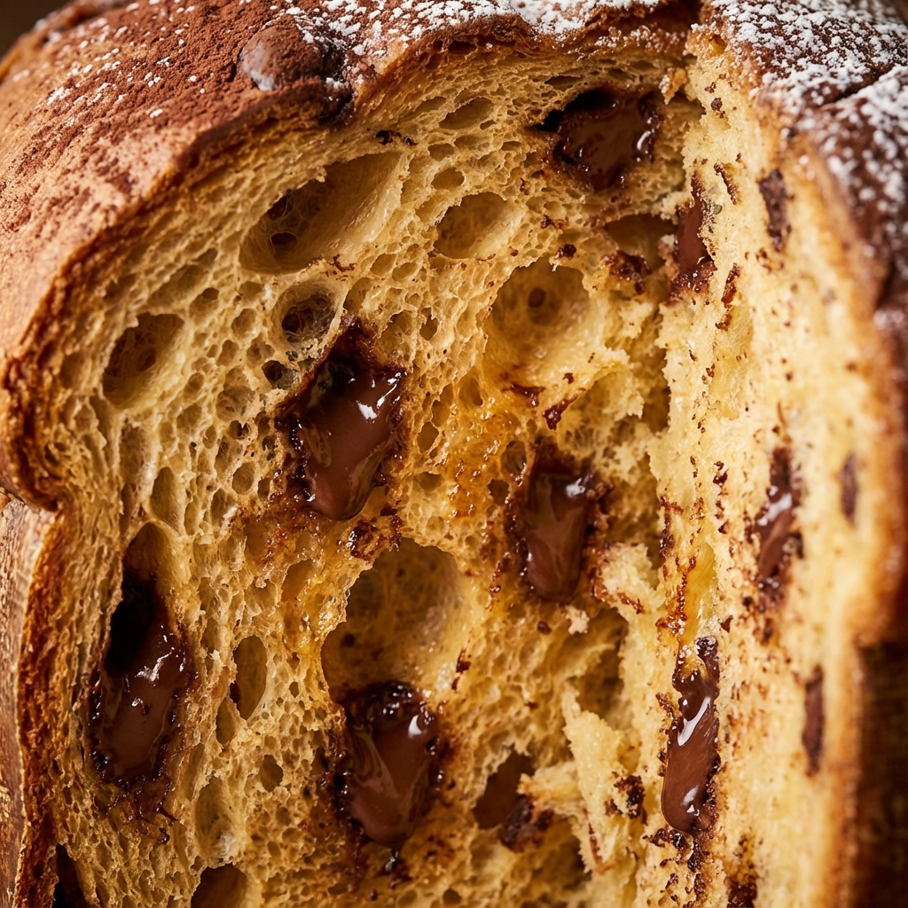 Panetone de Chocolate Molhadinho